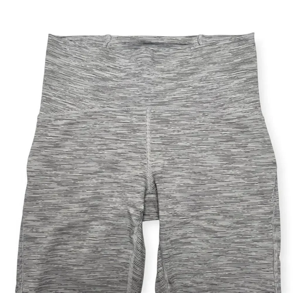 Lululemon Train Times 7/8 Pant 25 Size 6 Space Grey Alpine White